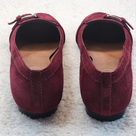 Talbot's Burgundy Suede Women's Shoes Size 5.5B - Picture 6 of 10